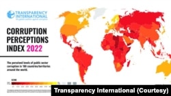 Uluslararası Şeffaflık Örgütü 2022 yılı Yolsuzluk Algısı Endeksi